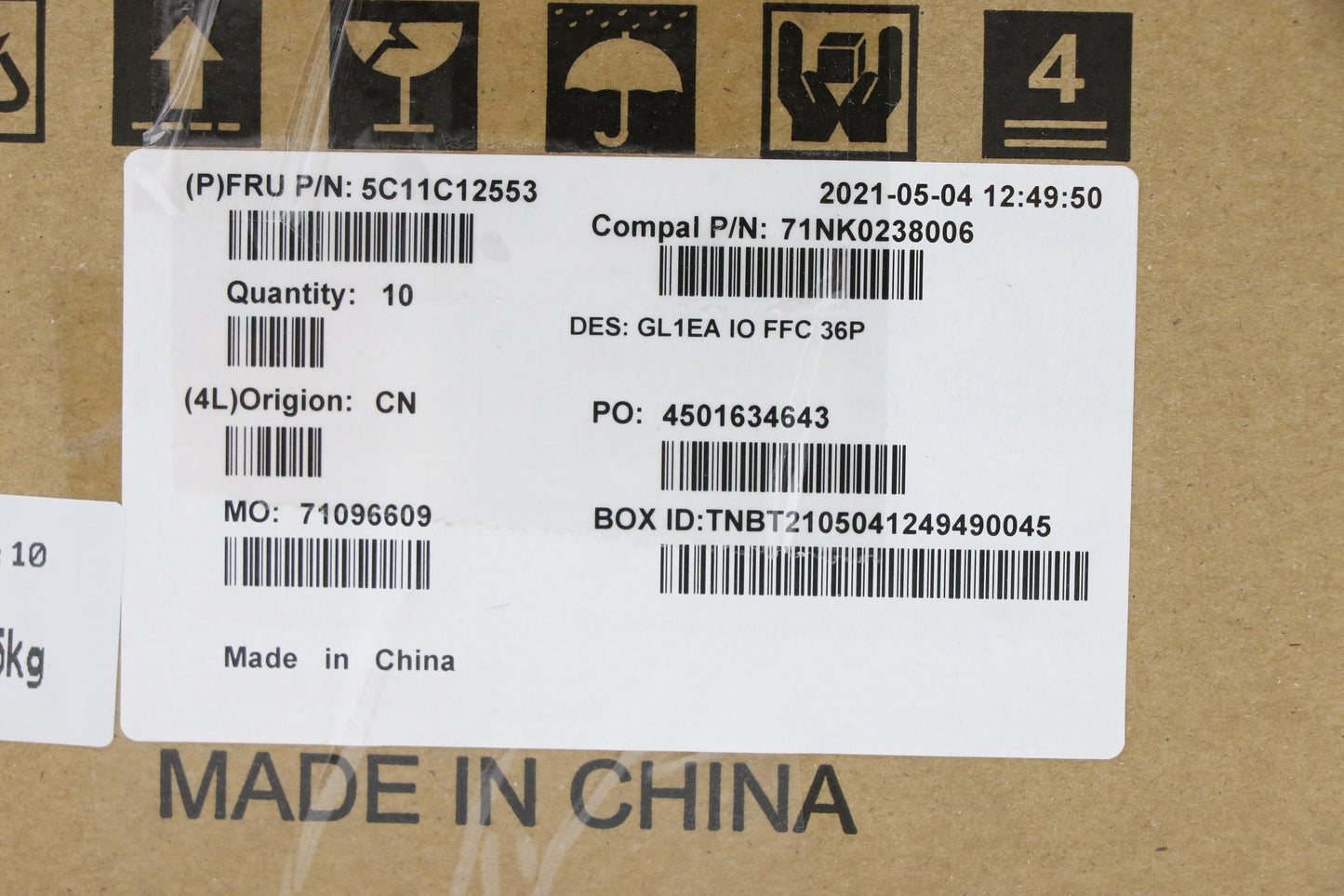 Lenovo Cable Fru Cable Io Ffc 36P - 5C11C12553