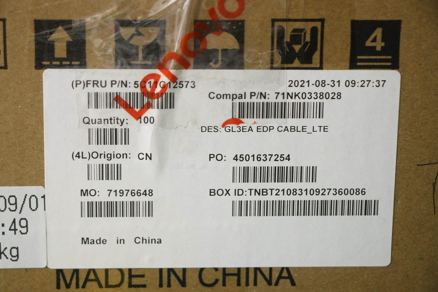 Lenovo Cable Fru Lcd Cable Lte - 5C11C12573