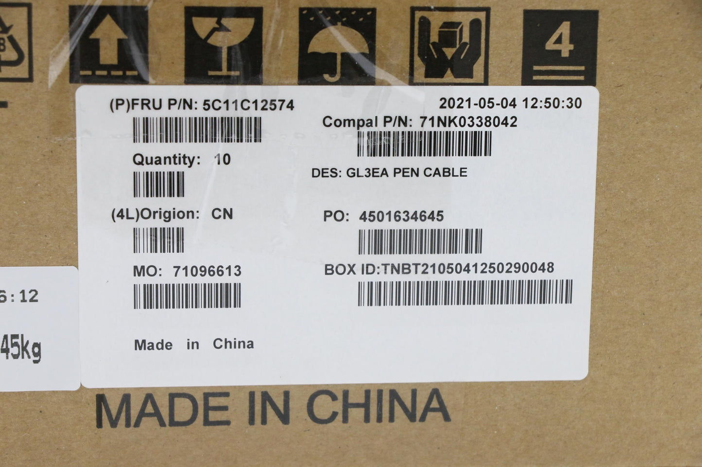 Lenovo Cable Fru Pen Cable - 5C11C12574
