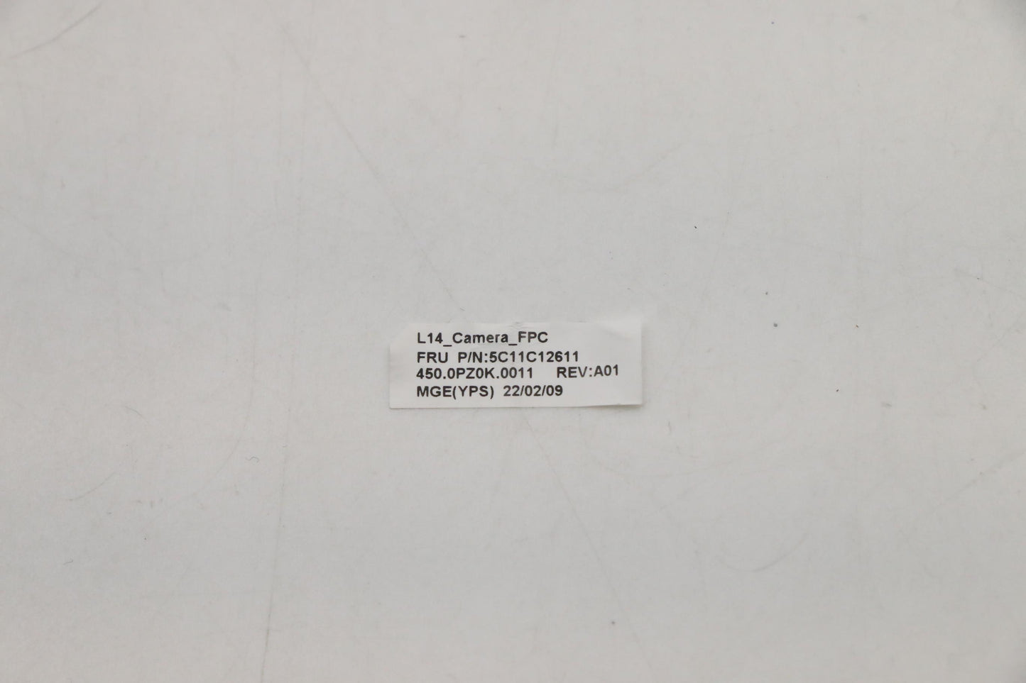 Lenovo Cable Fru Cable Cable, Camera - 5C11C12611
