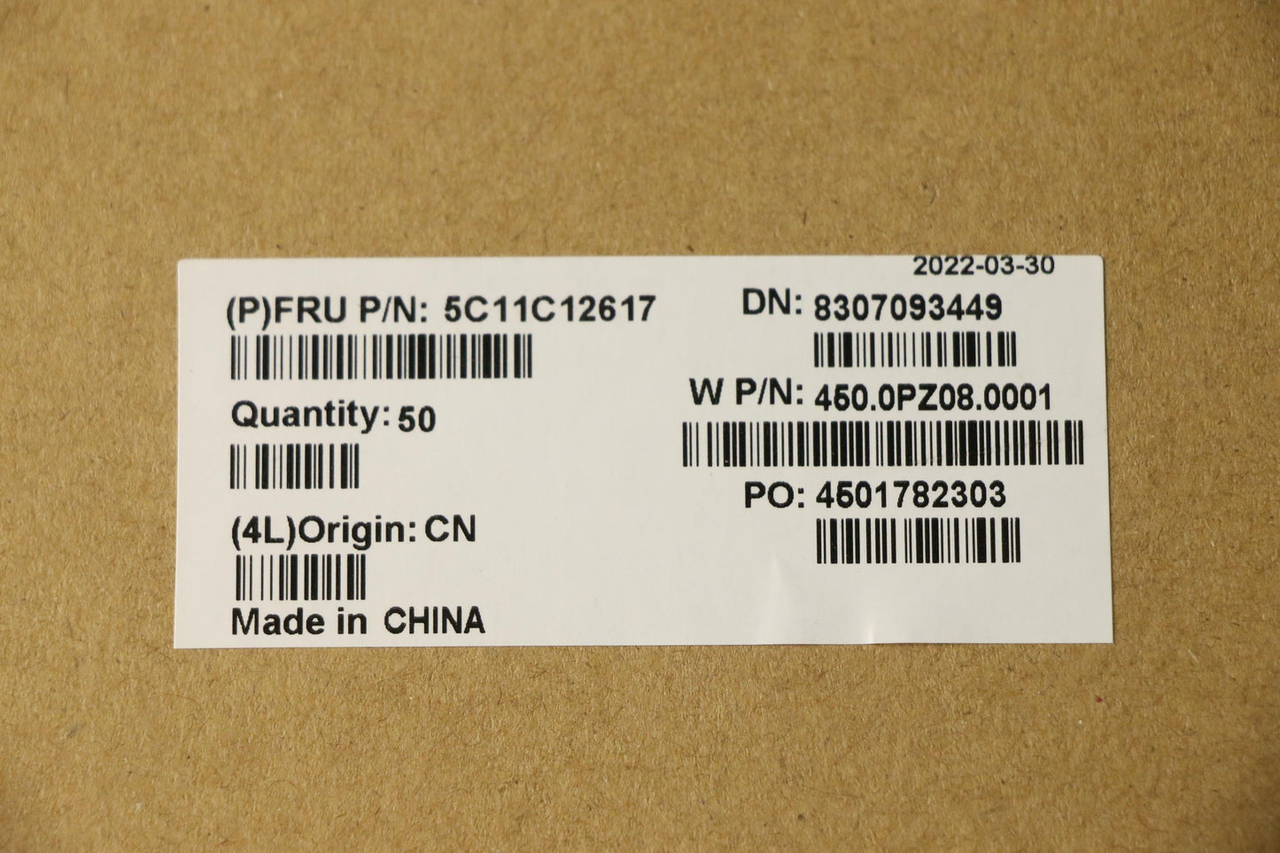 Lenovo FRU Cable, Smart Card FFC - 5C11C12617