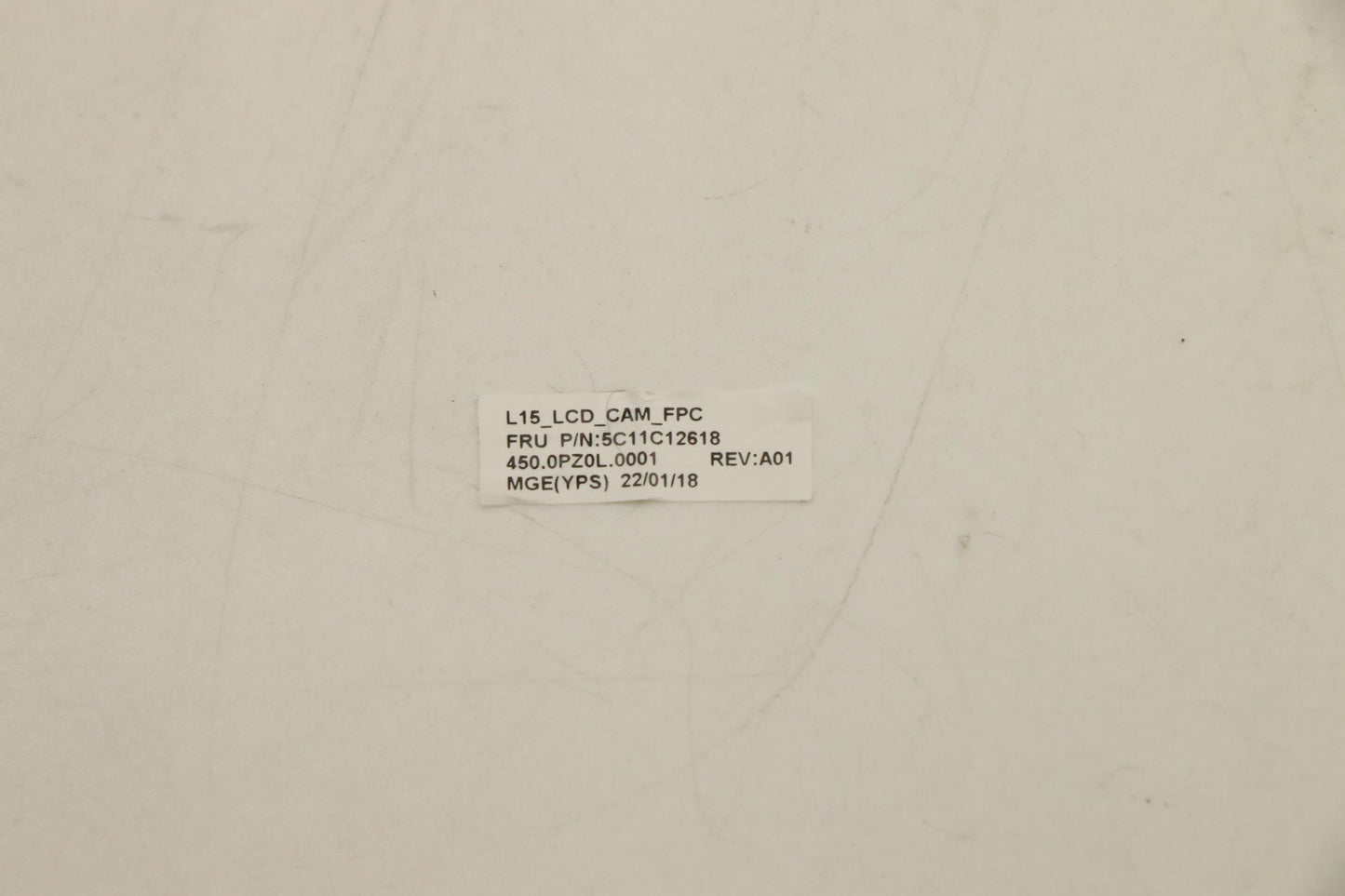 Lenovo Cable Fru Cable Cable, Camera - 5C11C12618