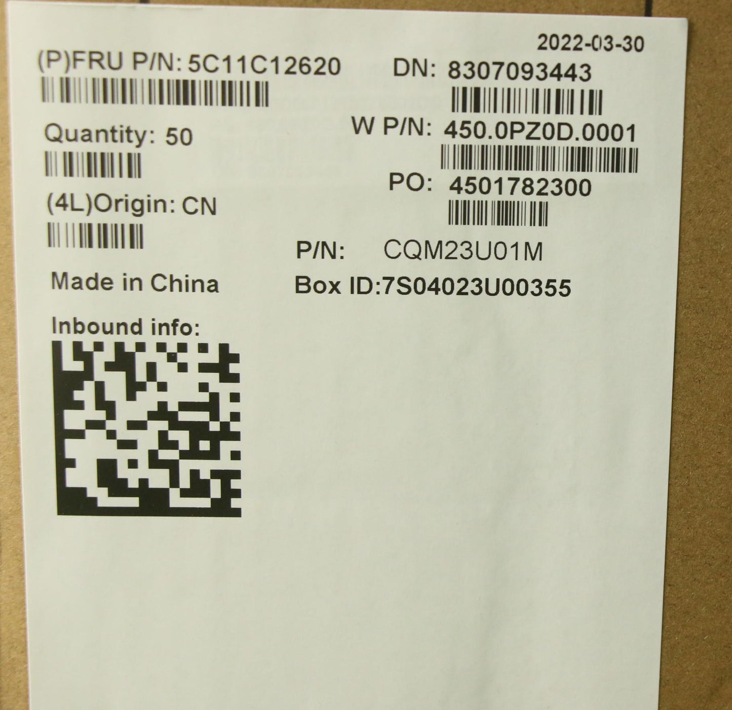 Lenovo Cable Fru Cable Cable, Touch E - 5C11C12620