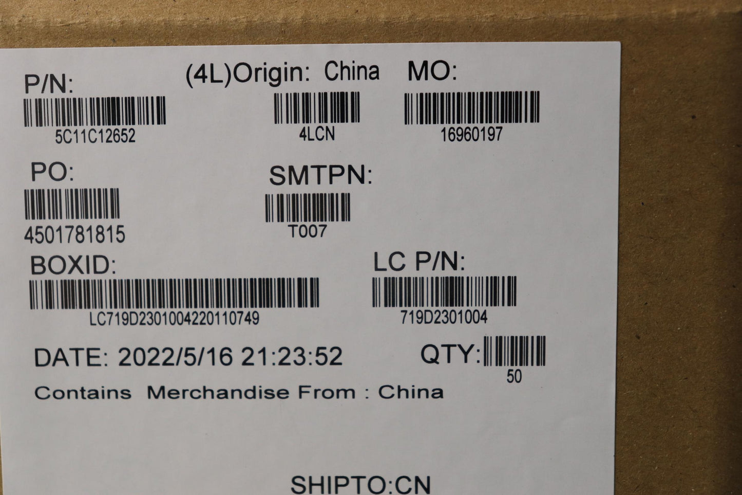 Lenovo Power Cable H-CONN Set for Motherboard - 5C11C12652