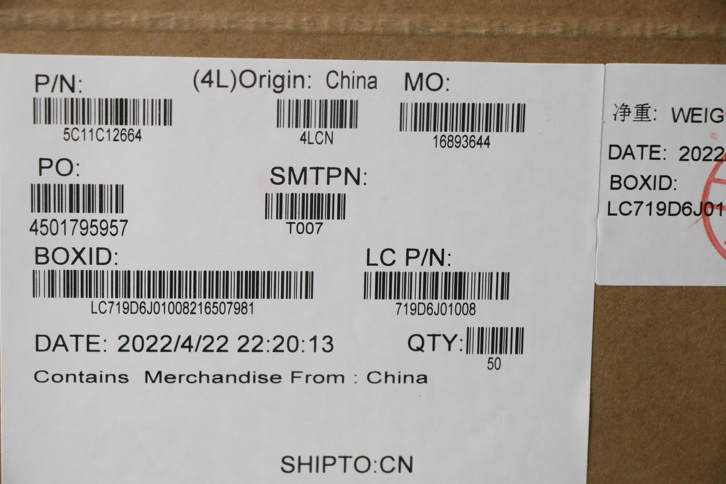 Lenovo Cable Fru Lcd Cable M/B-Lclw E - 5C11C12664