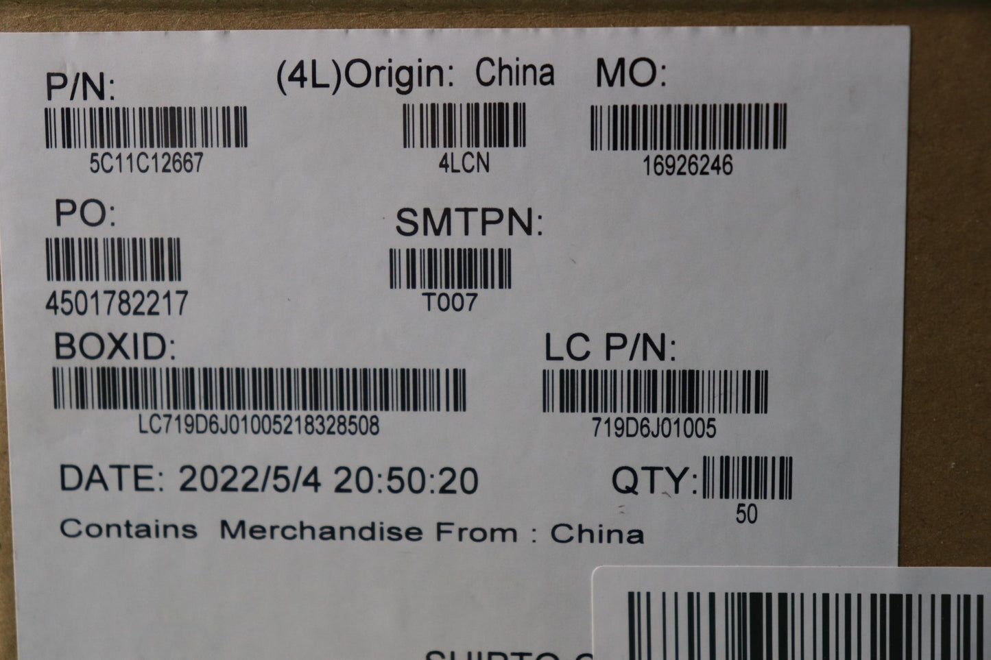 Lenovo Cable Fru Cable M/B-Power Cabl - 5C11C12667
