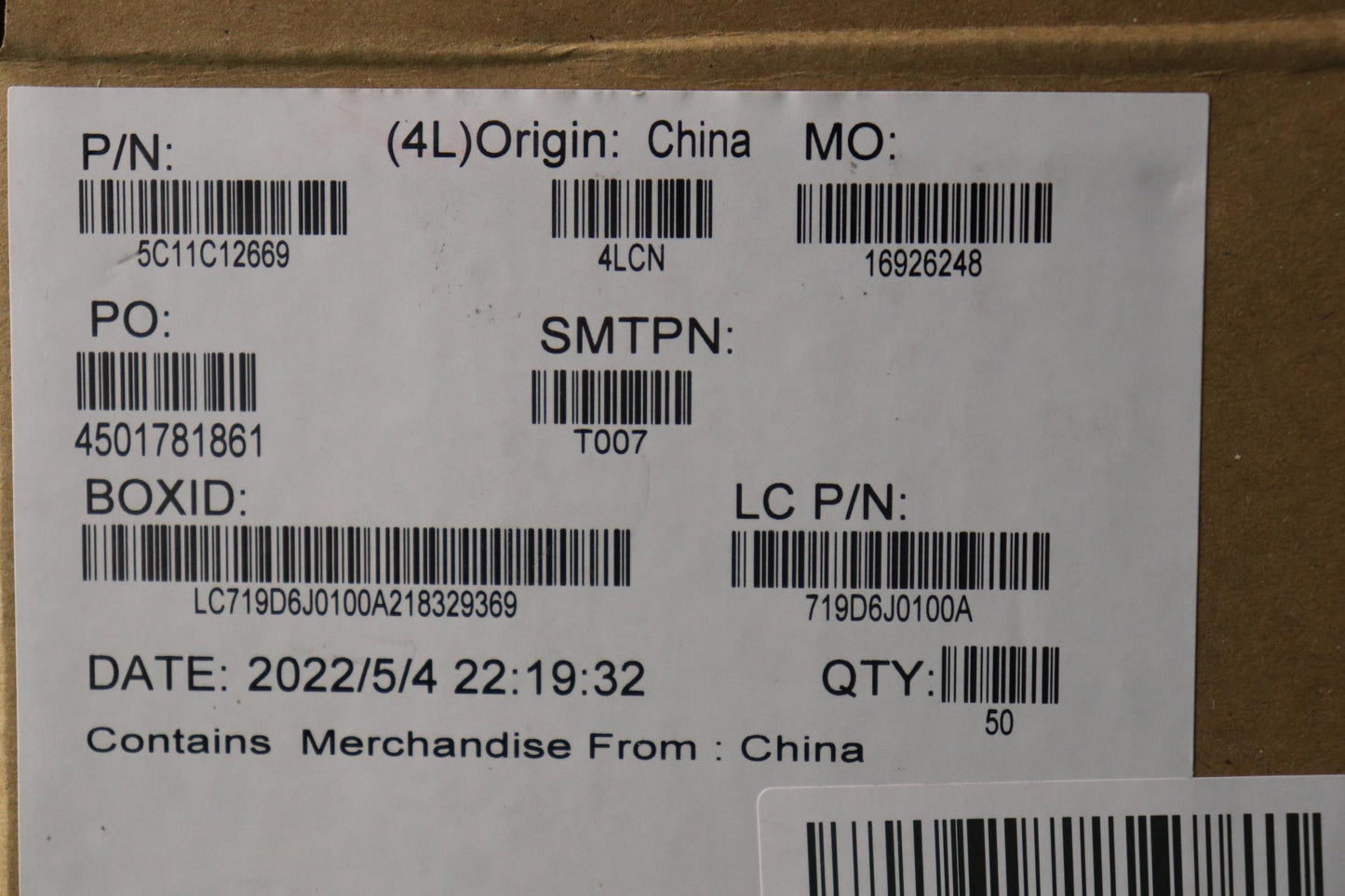 Lenovo Cable Fru Cable M/B-Fpr/B Fpc - 5C11C12669