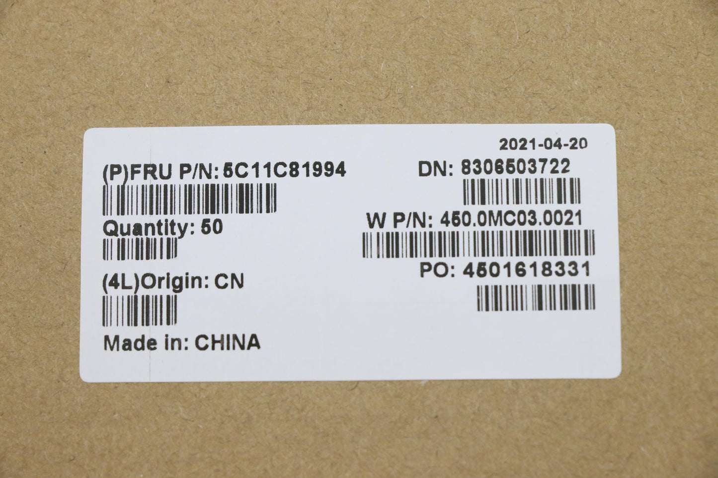 Lenovo Cable FPC, RGB CAM, LX1 - 5C11C81994