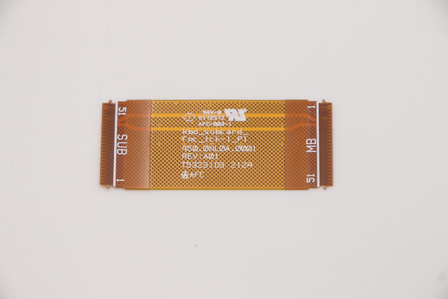 Lenovo FPC Keyboard Cable, CH1, P1 - 5C11D64957