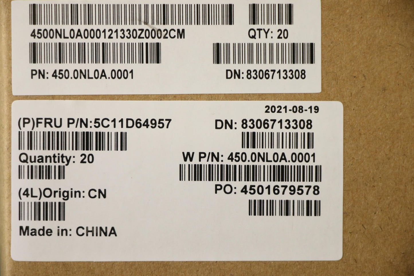 Lenovo FPC Keyboard Cable, CH1, P1 - 5C11D64957