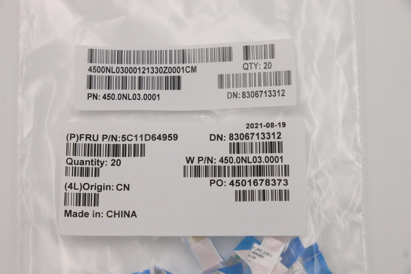 Lenovo Cable Ffc Fpr,Ch1 - 5C11D64959