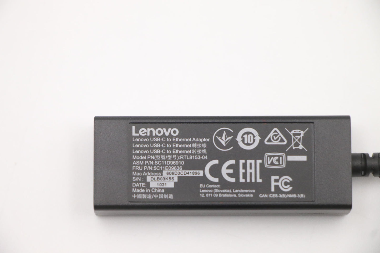 Lenovo Cable, External Or Cru-Able In - 5C11E09636