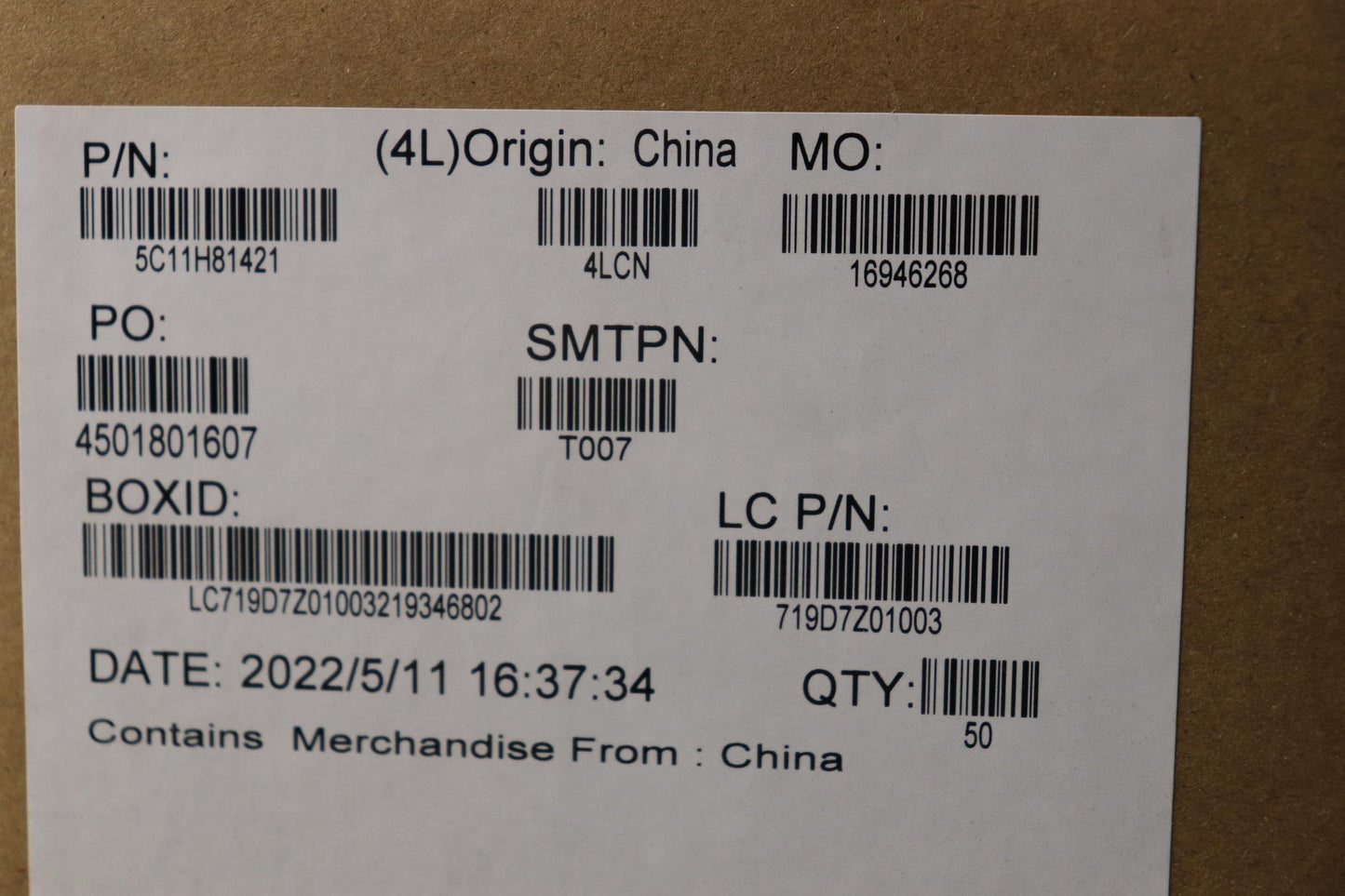 Lenovo Cable Fru H-Conn Setm/B Cam W/ - 5C11H81421