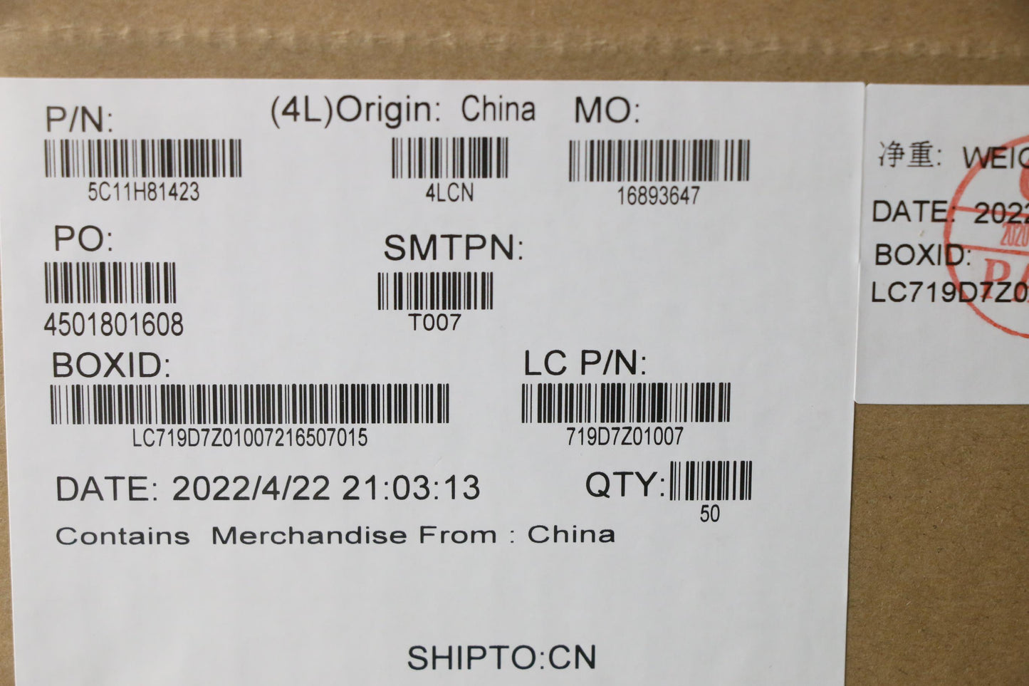 Lenovo Cable Fru H-Conn Set 2Da M/B-L - 5C11H81423