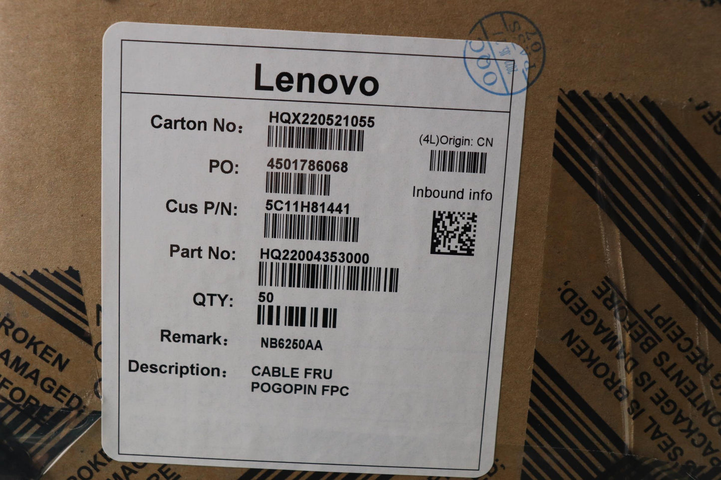 Lenovo Cable Fru Pogopin Fpc - 5C11H81441