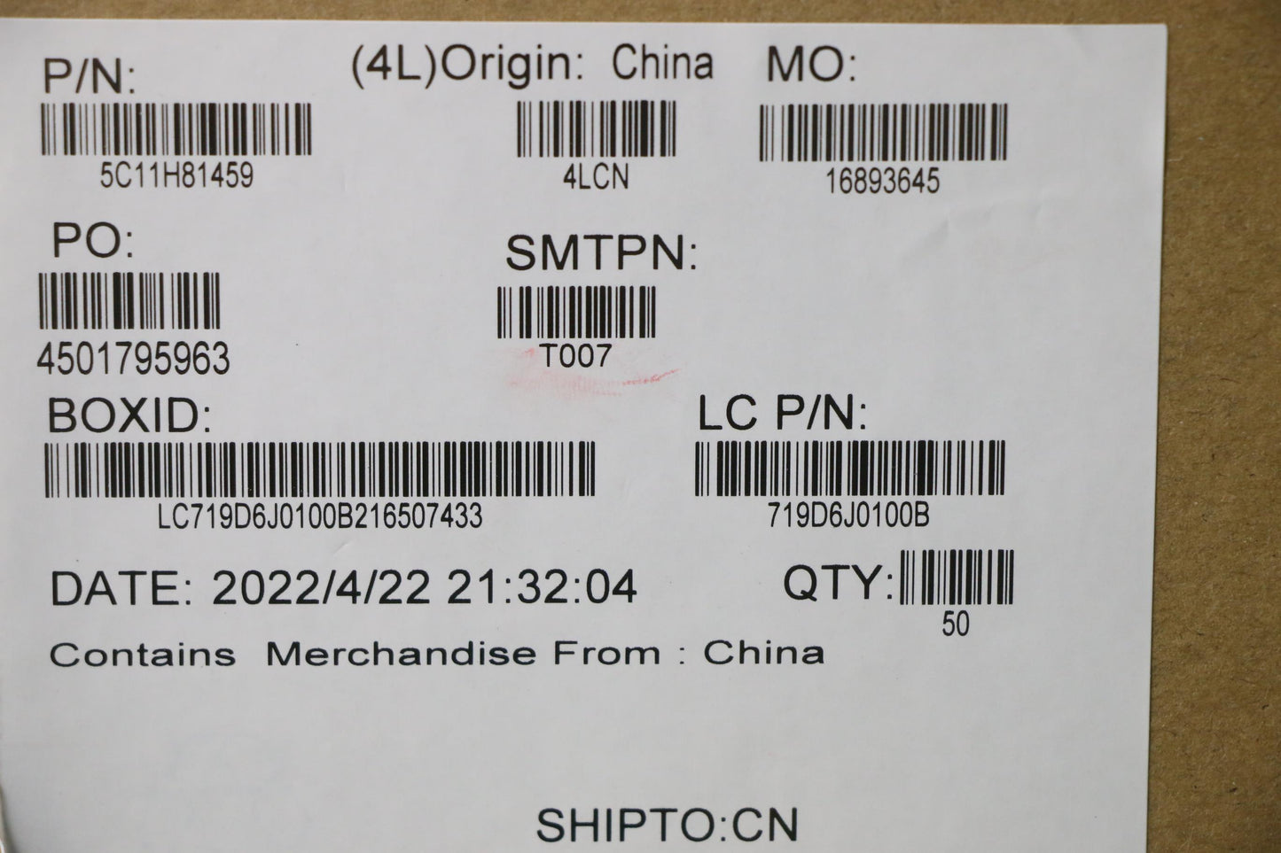 Lenovo Cable Fru Fpc Nf-D882 Rev1.0 U - 5C11H81459