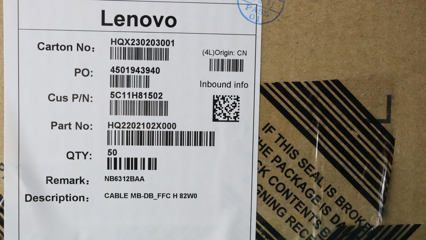 Lenovo (5C11H81502) MB-DB FFC for H 82W0