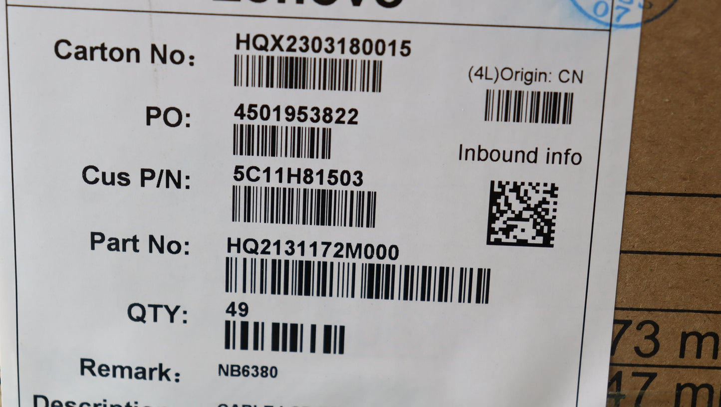 Lenovo Cable Lcd Edp/Camera Cable H 8 - 5C11H81503