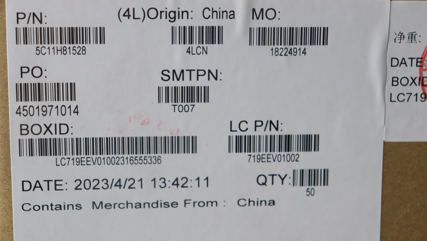 Lenovo Cable Fru Cable Tp/B Ffc - 5C11H81528
