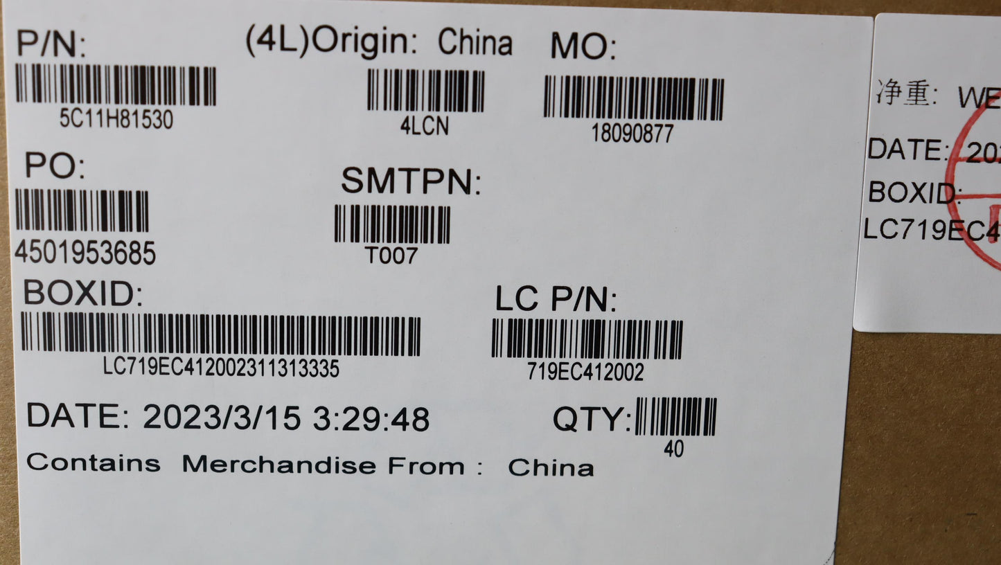 Lenovo Cable Fru 14Eg3_Io/B Ffc_14P - 5C11H81530