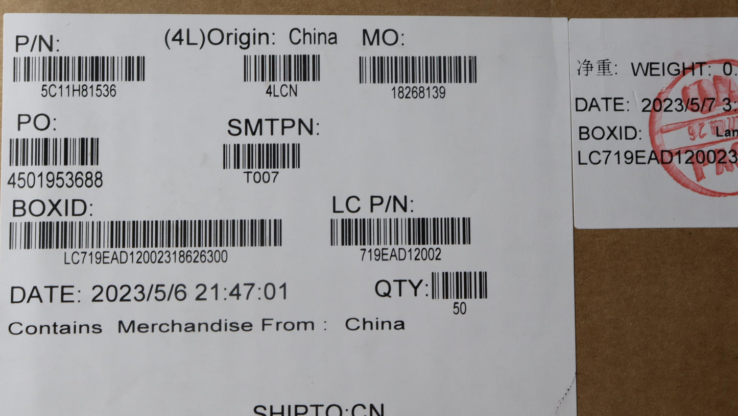 Lenovo Cable Fru 14Eg3 Edp Touch Cabl - 5C11H81536