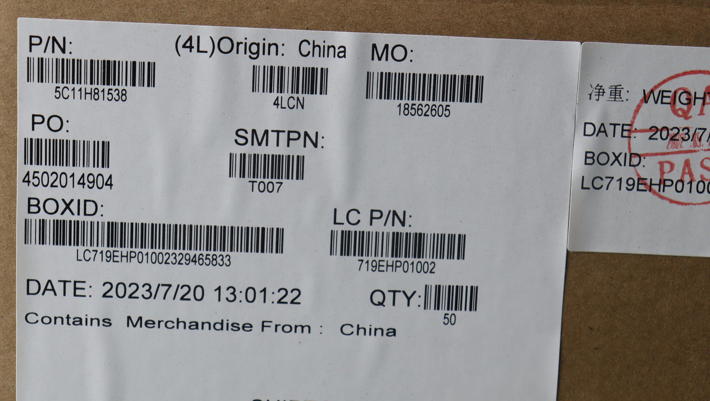 Lenovo Cable Fru Cable H-Conn Set M/B - 5C11H81538