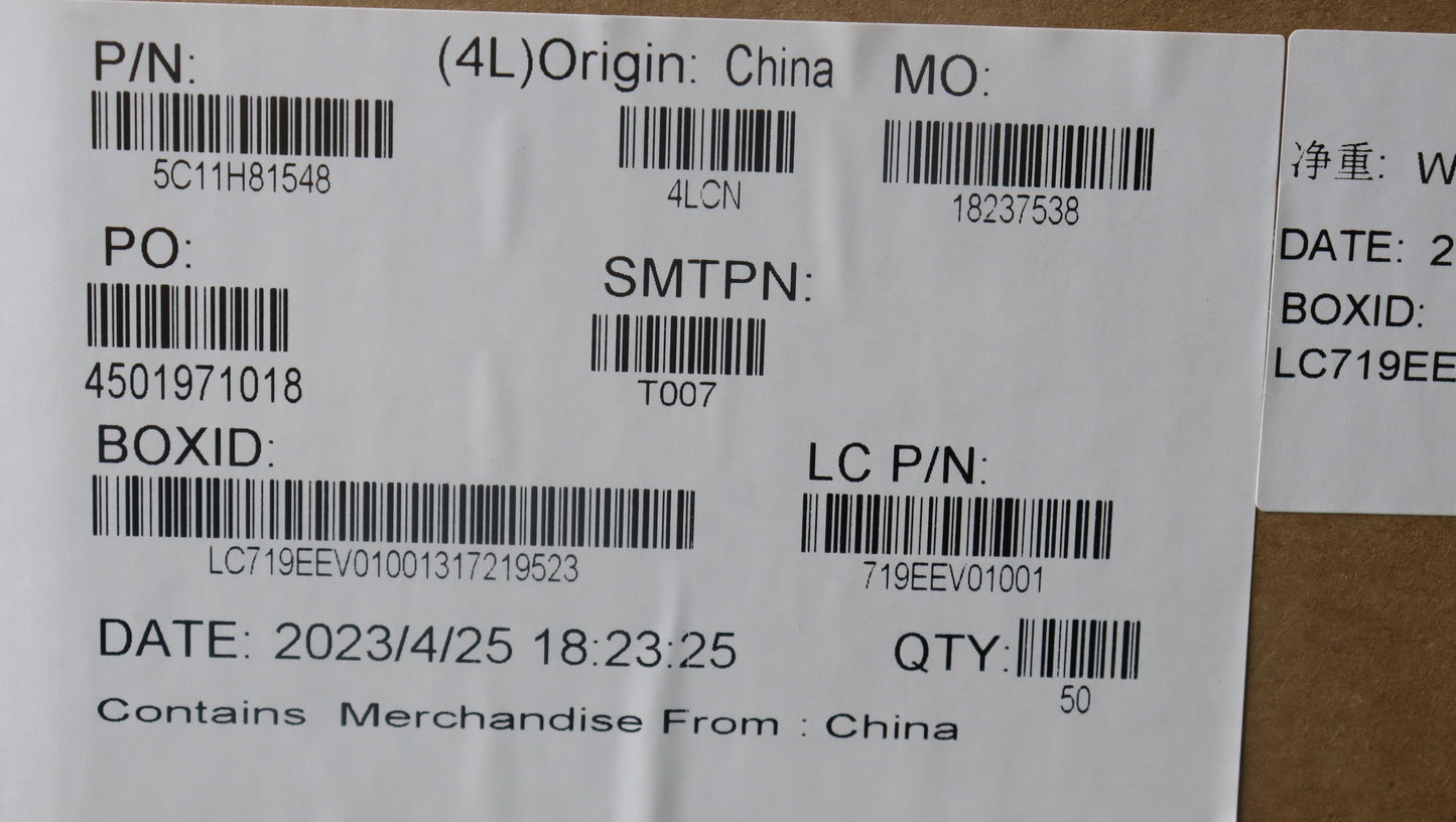 Lenovo Cable H-Conn Set 2Y8 M/B-Edp I - 5C11H81548