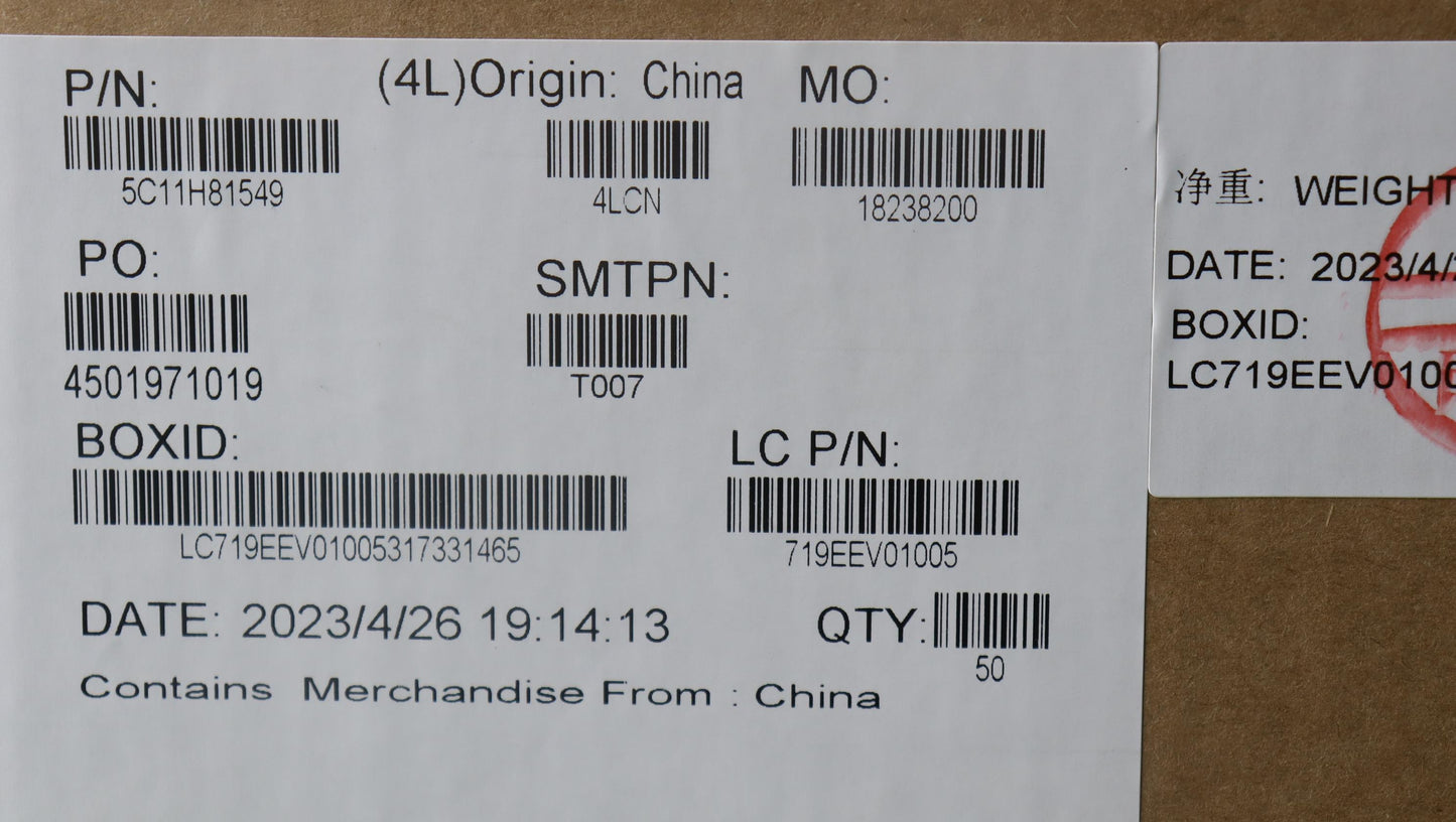 Lenovo Cable H-Conn Set 2Y8 M/B-Edp R - 5C11H81549