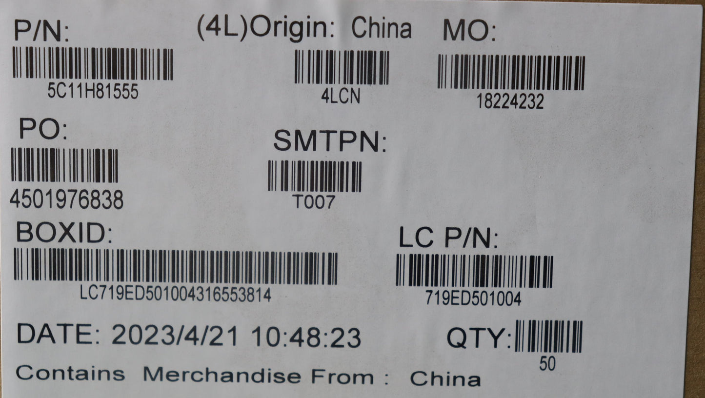 Lenovo Cable Fru Cable X13Yg4_Click F - 5C11H81555