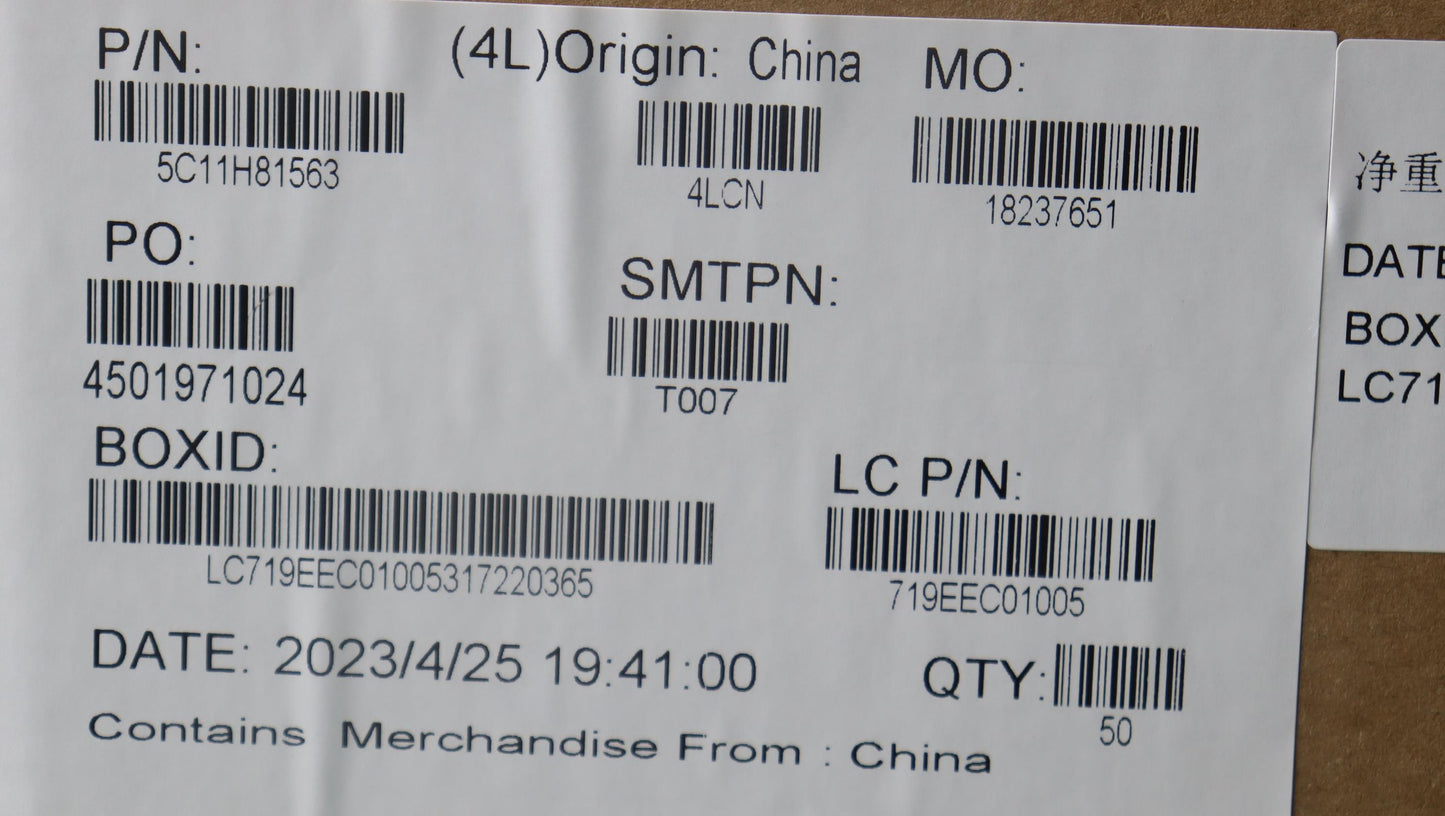 Lenovo Cable H-Conn Set 2Y9 M/B-Edp I - 5C11H81563