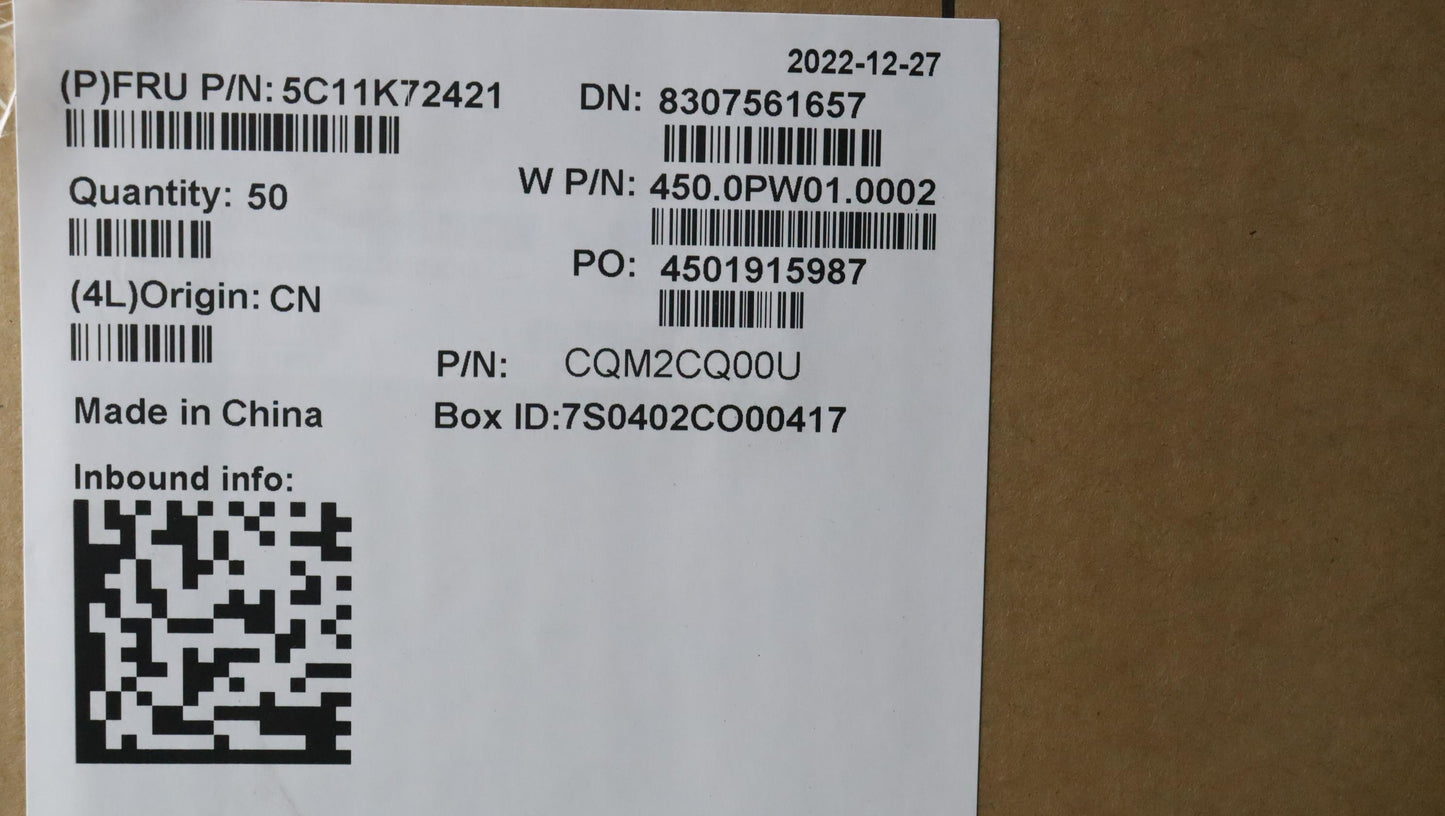 Lenovo Cable Fru Camera Cable,Rgb ,Yo - 5C11K72421