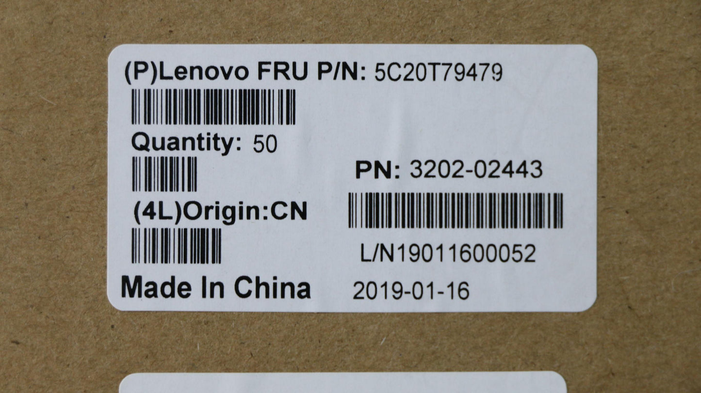 Lenovo 5C20T79479 Front Camera B 81Mb 720P W/Foi