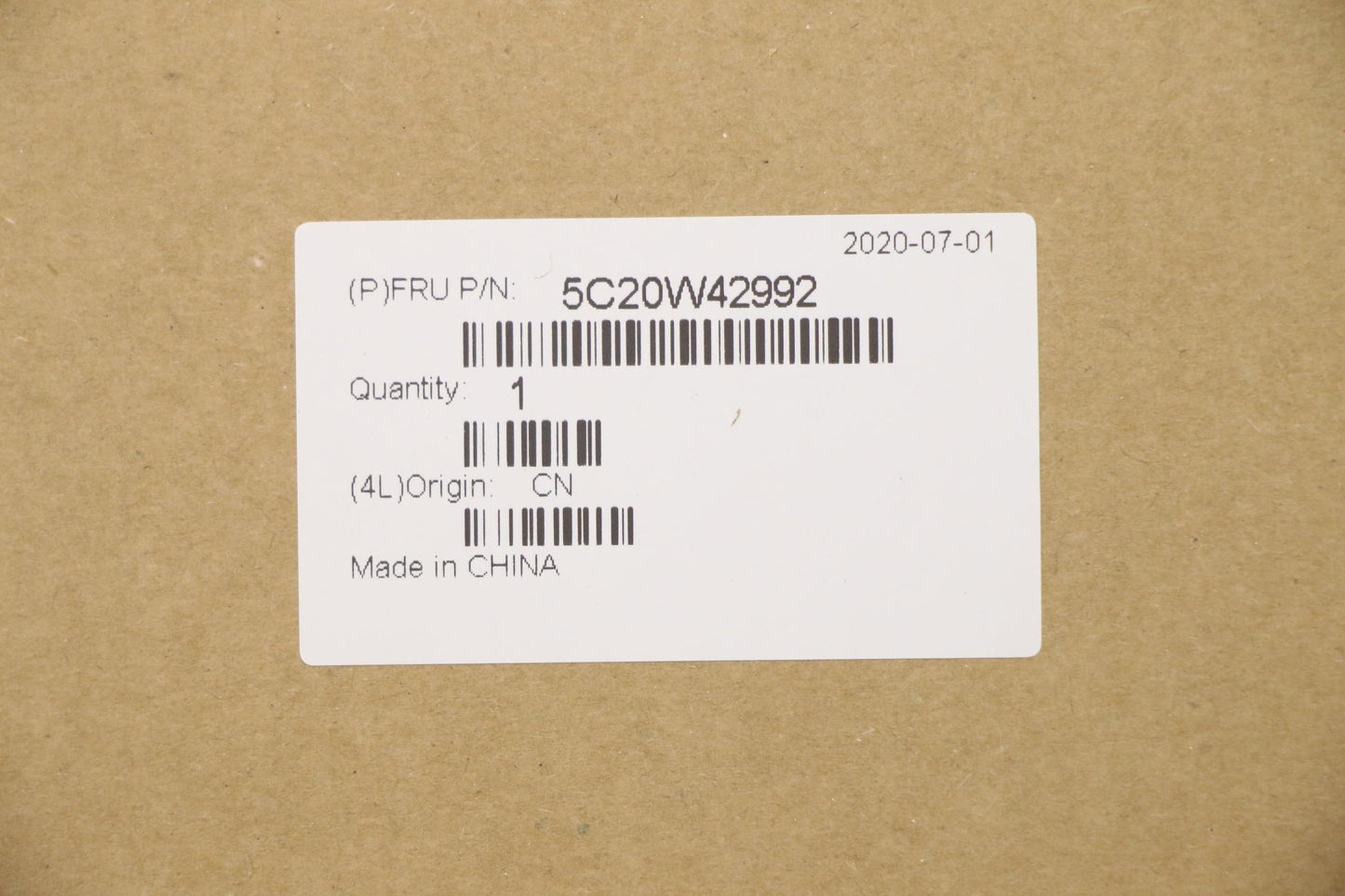 Lenovo Camera, Internal - 5C20W42992