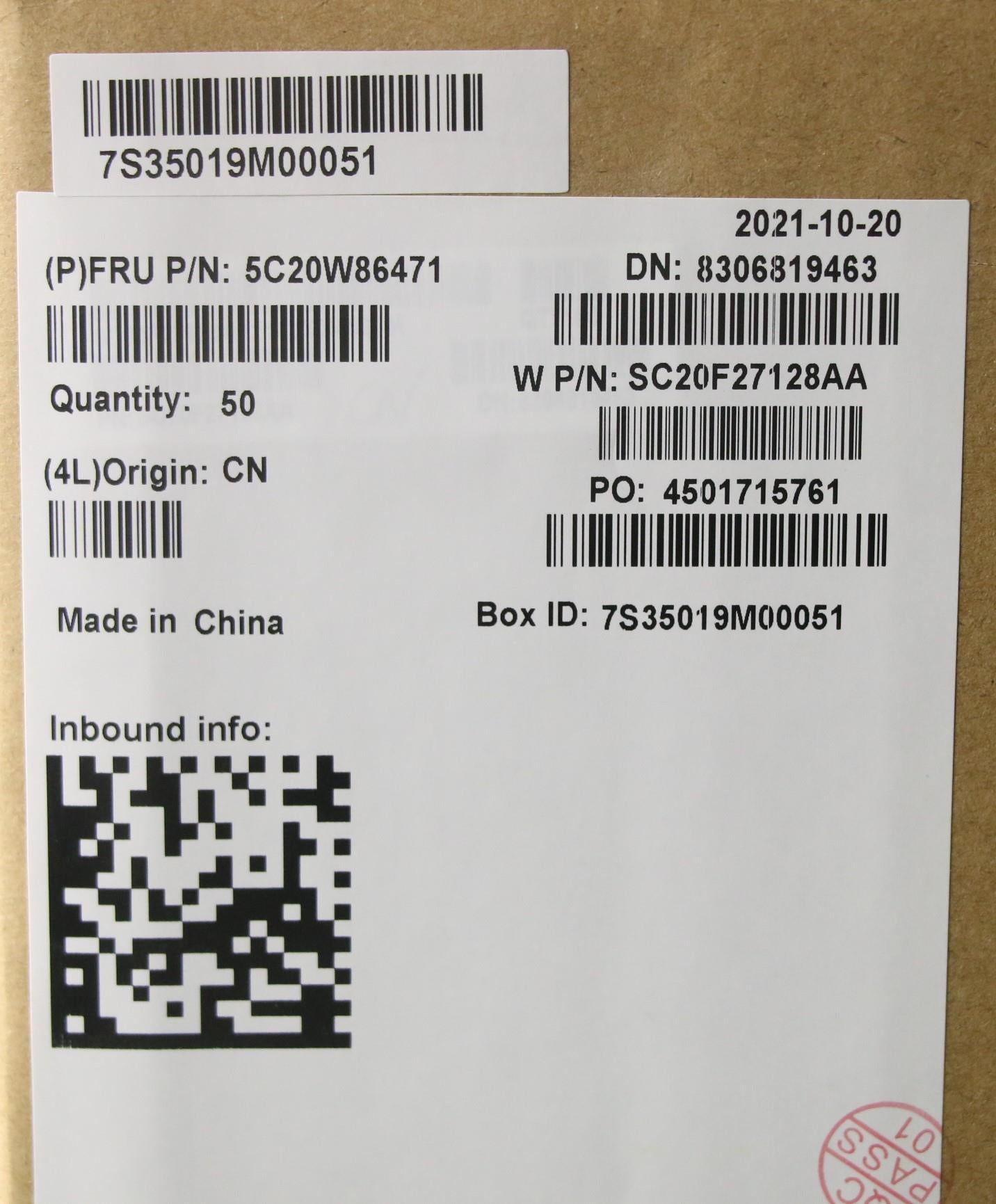 Lenovo Cameras - 5C20W86471