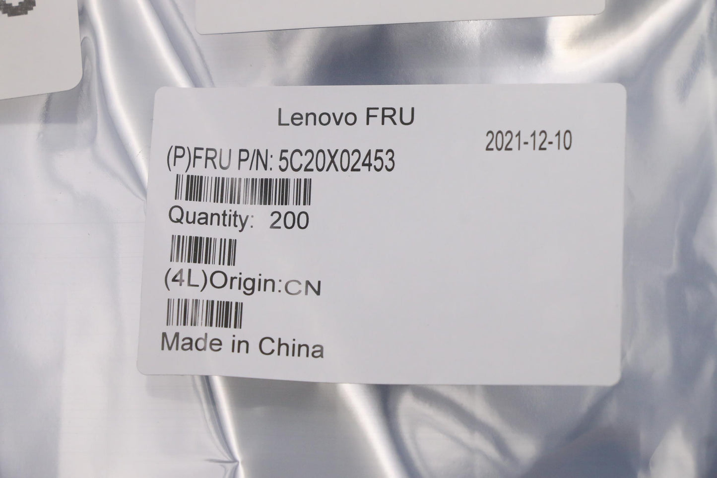 Lenovo Camera, Internal - 5C20X02453