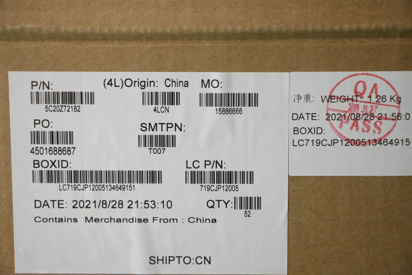 Lenovo CS21 FHD Camera with 2MC CCY - 5C20Z72182