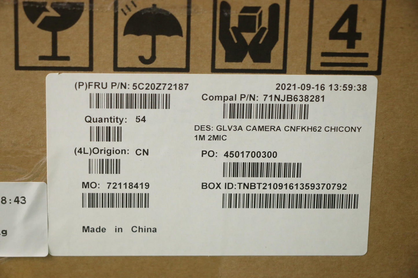 Lenovo CS20 Y4 HD 2MIC BU CCY - 5C20Z72187