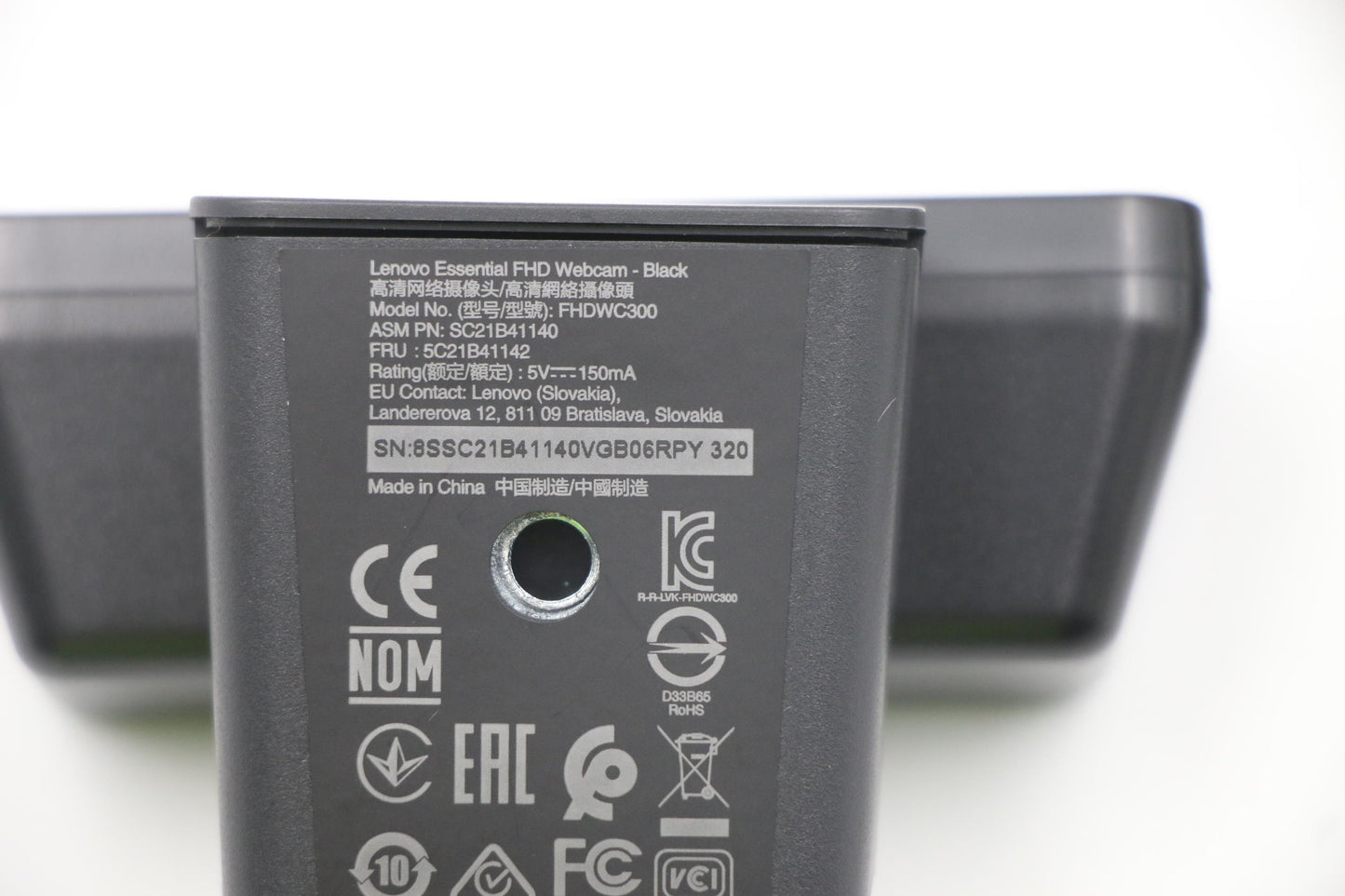 Lenovo Camera Fru Essential Webcam - 5C21B41142