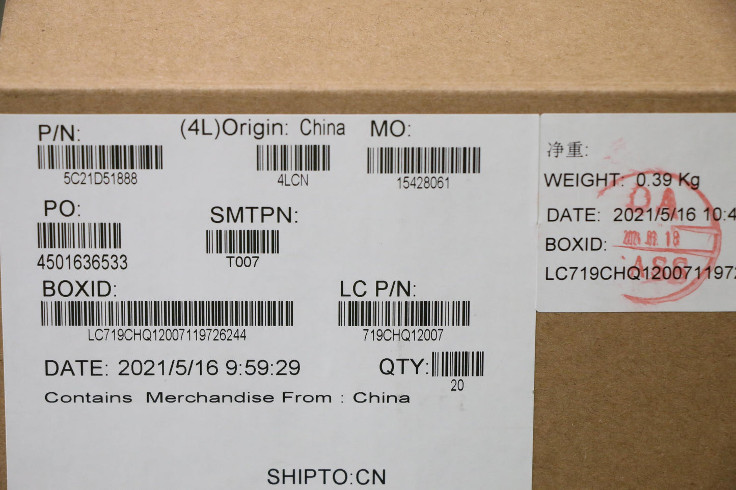 Lenovo Camera Fru Cm Wfc Ckak51821005 - 5C21D51888