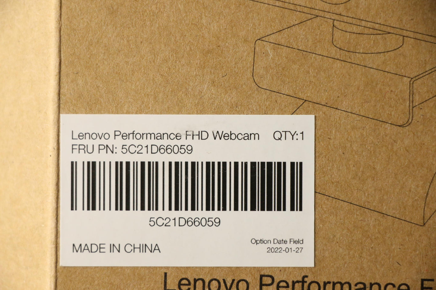 Lenovo Camera Fru For Performance Web - 5C21D66059