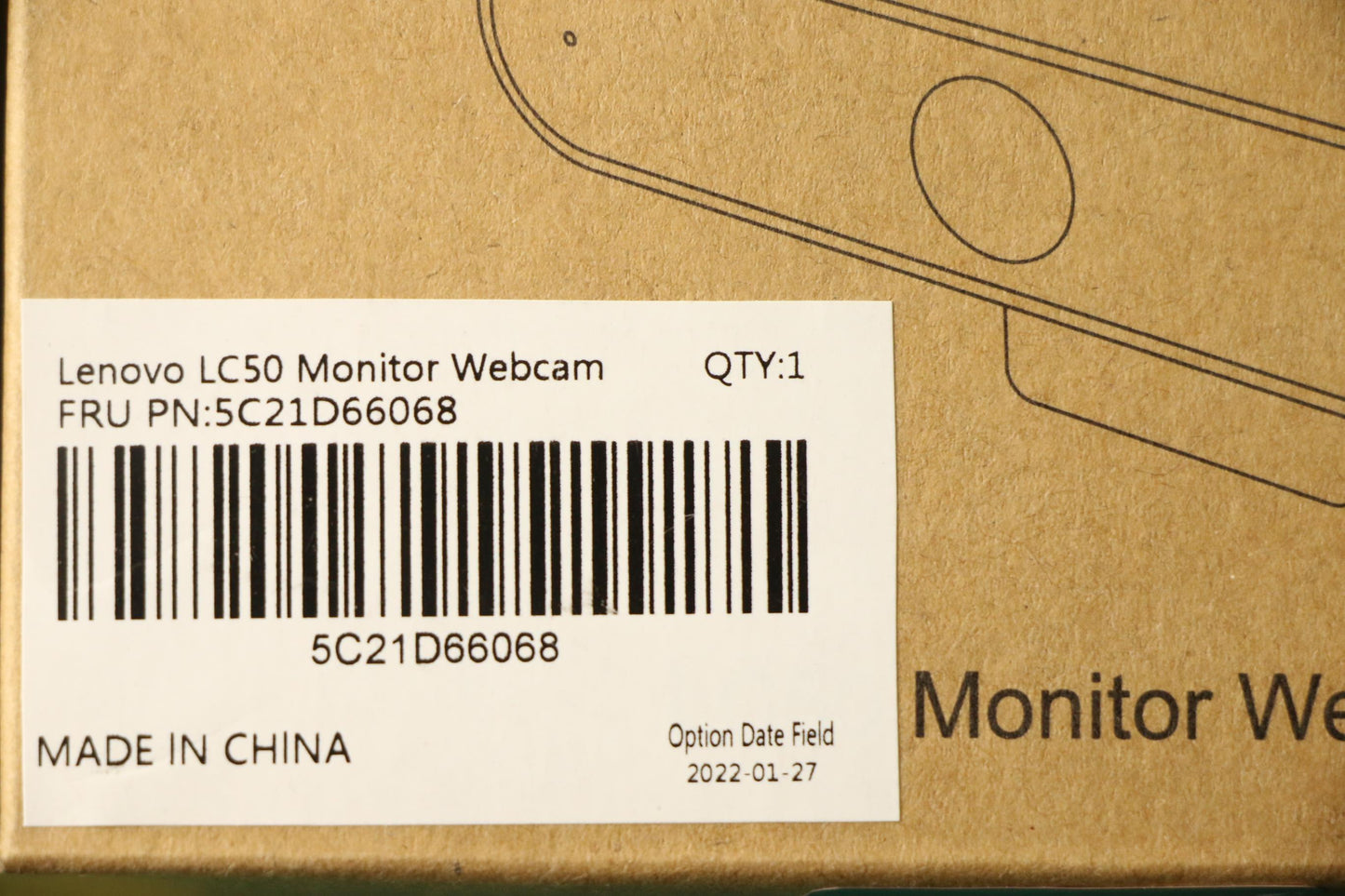 Lenovo Camera Fru For Lc50 Webcam - 5C21D66068