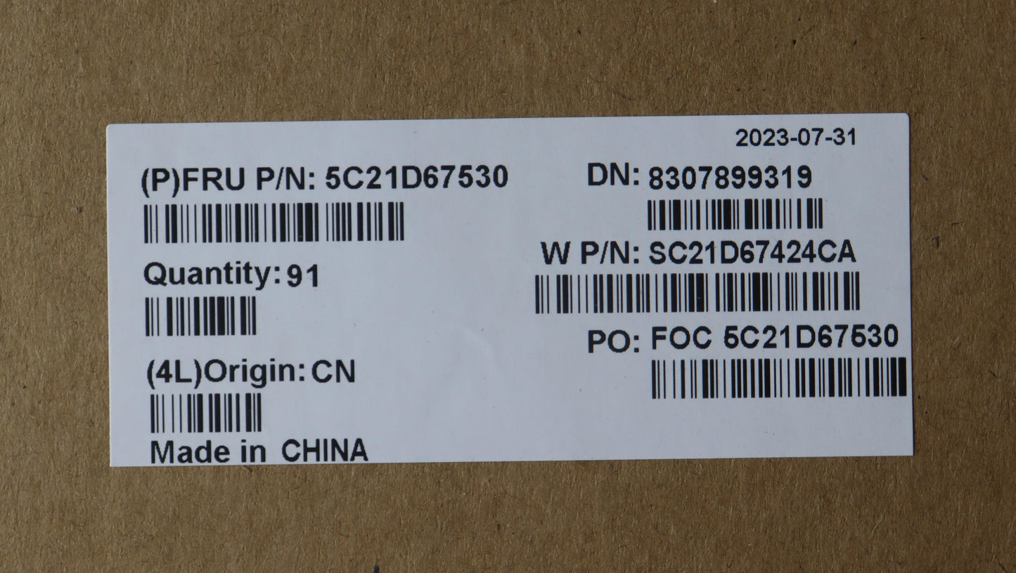 Lenovo Camera Camera,Hybrid,Usb,2Mic, - 5C21D67530