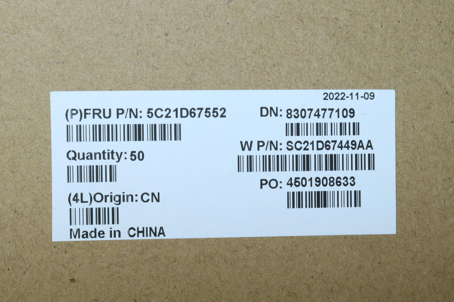 Lenovo Camera Camera,Hybrid,Usb,2Mic, - 5C21D67552