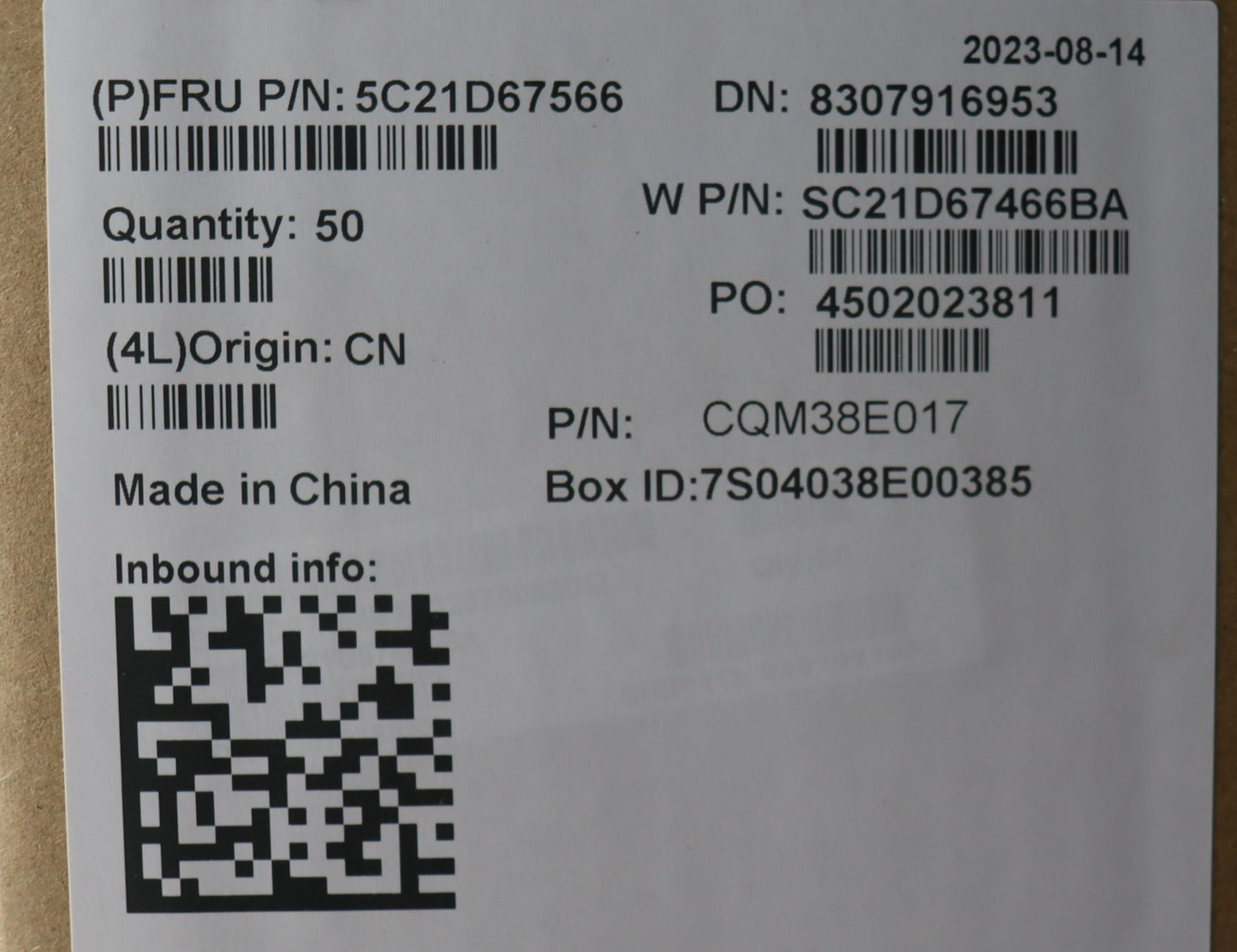 Lenovo Camera Camera,Chrm,Fhd,Usb,2M, - 5C21D67566