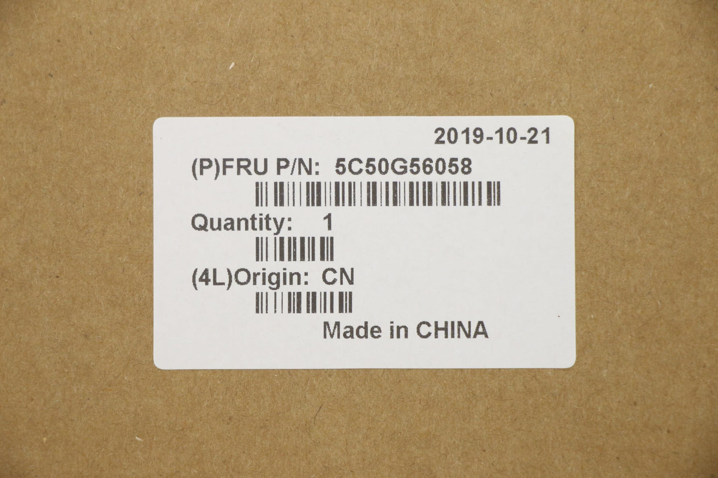 Lenovo Ci Cards Misc Internal - 5C50G56058