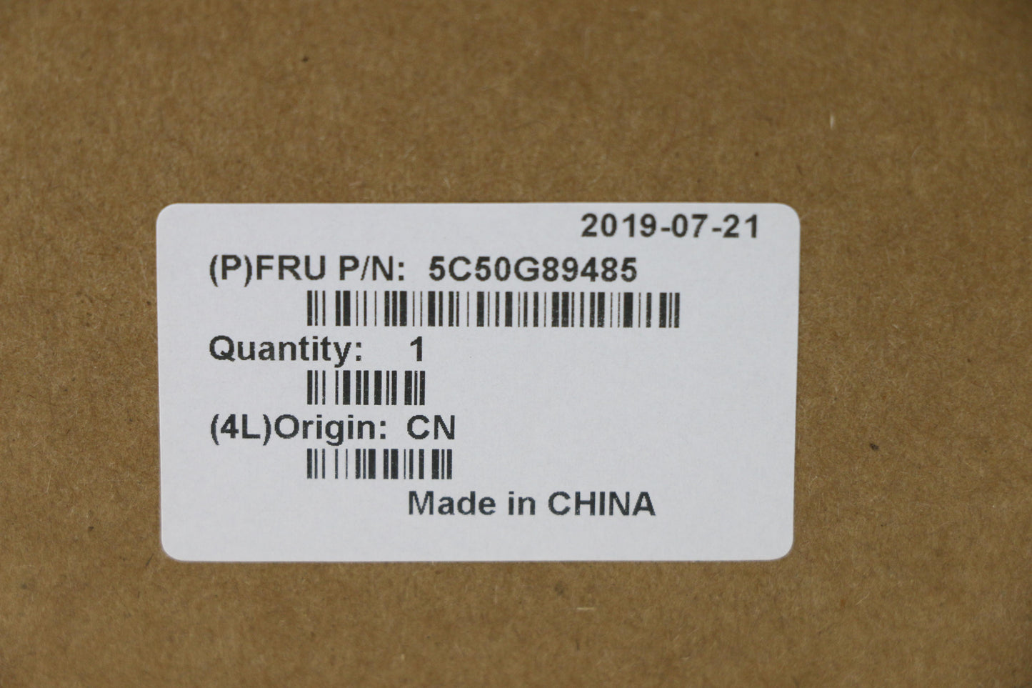 Lenovo Ci Cards Misc Internal - 5C50G89485