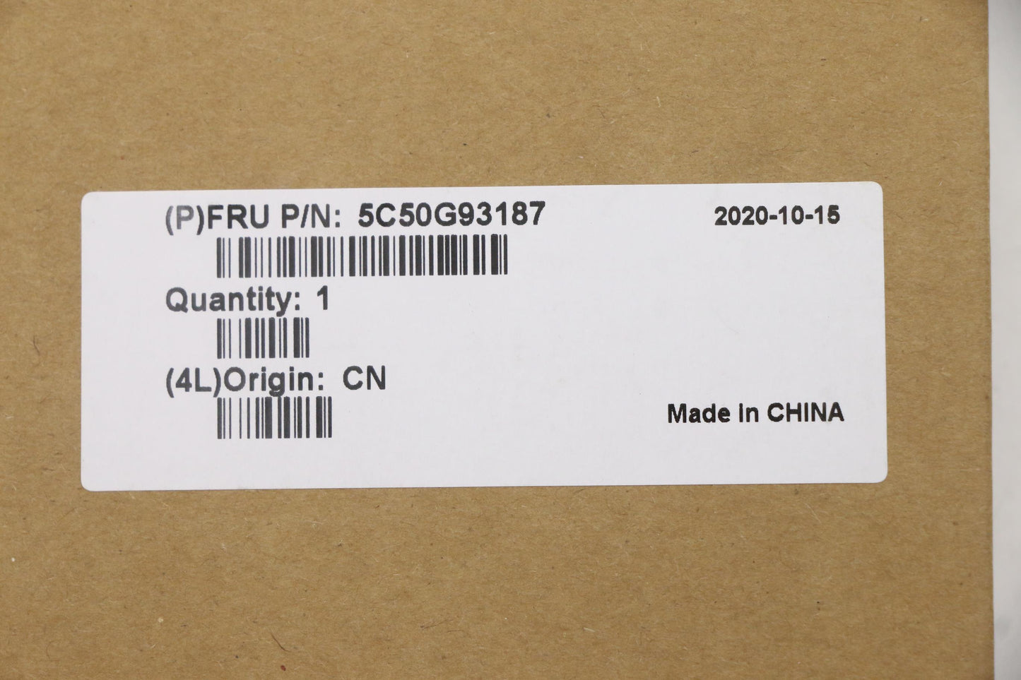 Lenovo Ci Cards Misc Internal - 5C50G93187