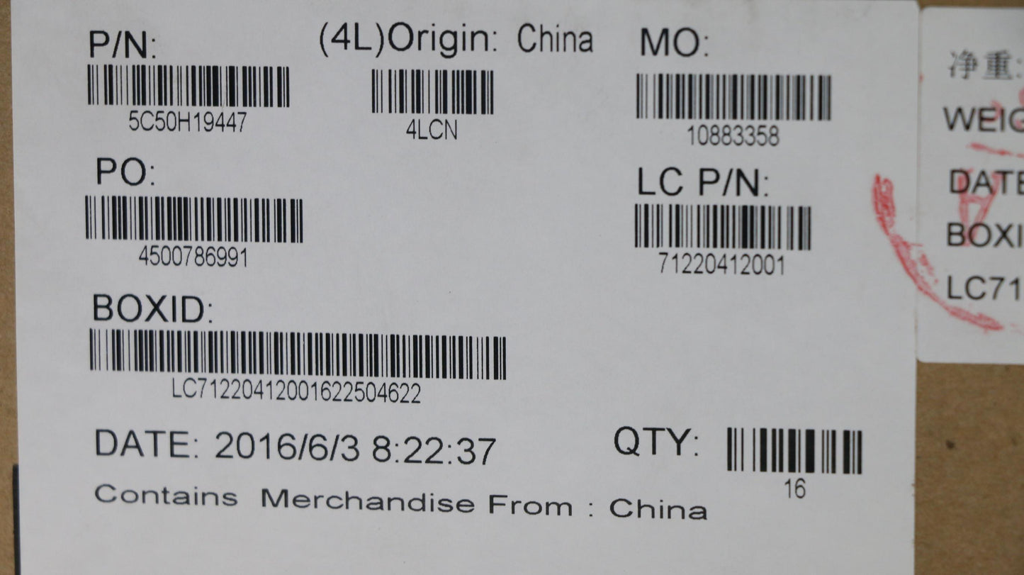 Lenovo Ci Cards Misc Internal - 5C50H19447