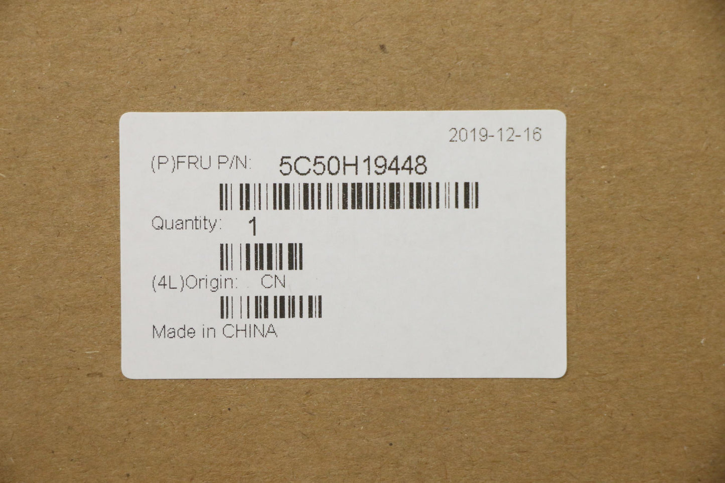 Lenovo Ci Cards Misc Internal - 5C50H19448