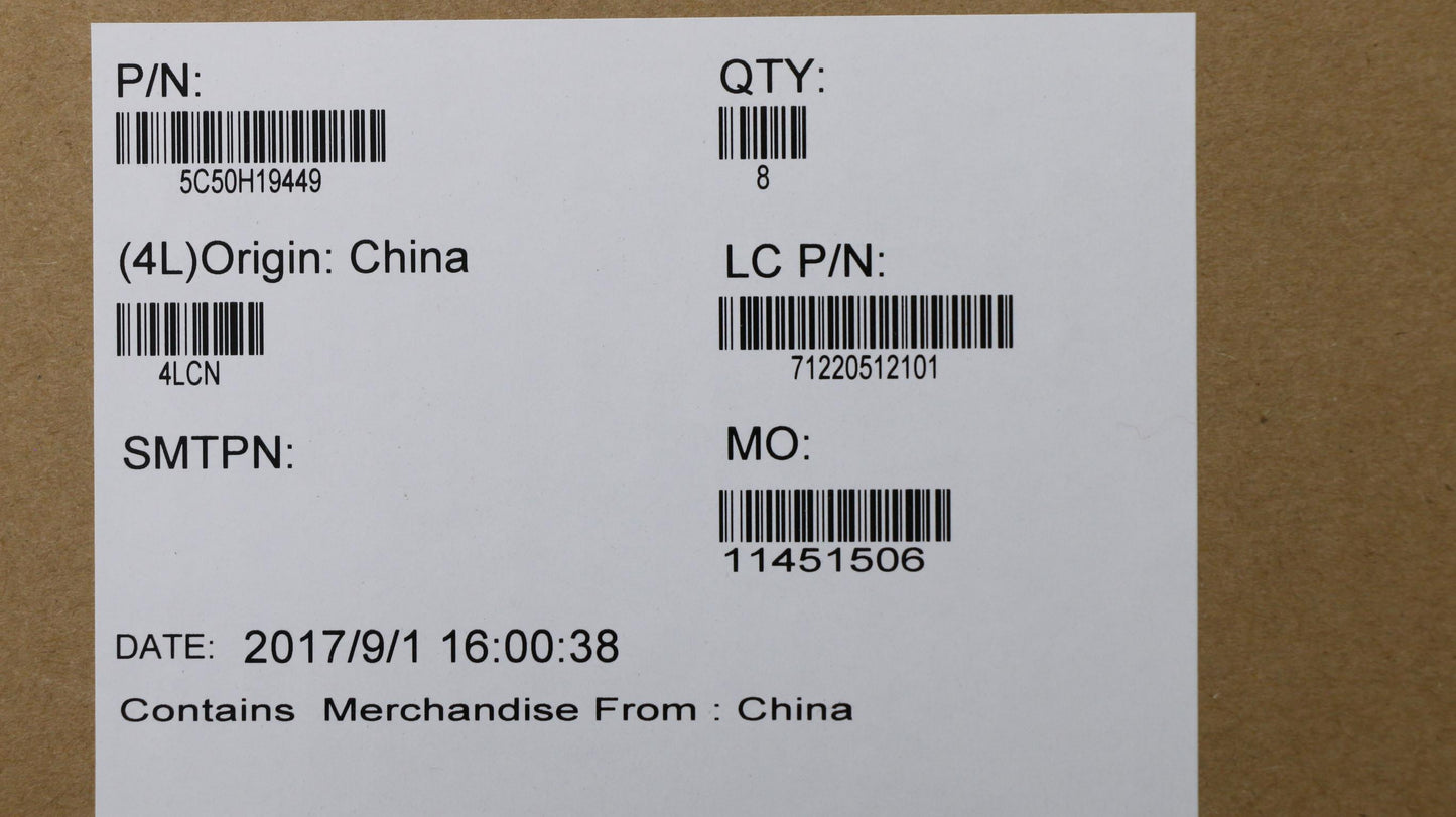 Lenovo Ci Cards Misc Internal - 5C50H19449